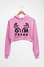 Load image into Gallery viewer, Gym Crop HOODIE FOR WOMEN-Light Baby Pink-Ektarfa.online
