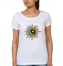 Load image into Gallery viewer, Psychedelic Chakra T-Shirt for Women-White-Ektarfa.online
