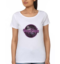 Load image into Gallery viewer, Deep Purple T-Shirt for Women-White-Ektarfa.online
