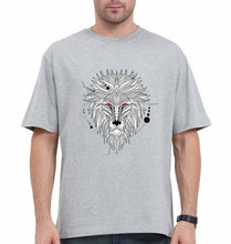 Load image into Gallery viewer, Lion Oversized T-Shirt for Men-Grey-Ektarfa.online
