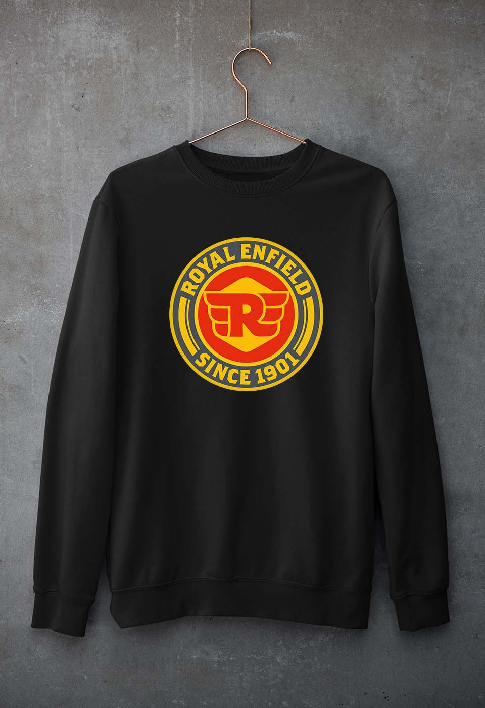 Royal Enfield Unisex Sweatshirt for Men/Women-Black-Ektarfa.online