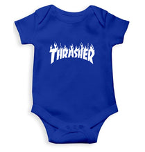 Load image into Gallery viewer, Thrasher Kids Romper For Baby Boy/Girl-0-5 Months(18 Inches)-Royal Blue-Ektarfa.online
