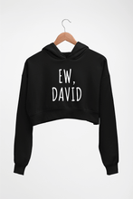 Load image into Gallery viewer, Schitts Creek EW David Crop HOODIE FOR WOMEN-Black-Ektarfa.online
