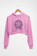 Load image into Gallery viewer, IIT Ropar(Punjab) Crop HOODIE FOR WOMEN-Light Baby Pink-Ektarfa.online
