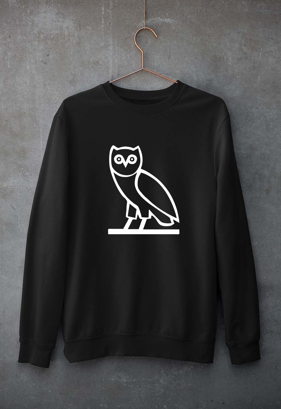 OVO Unisex Sweatshirt for Men/Women-Black-Ektarfa.online