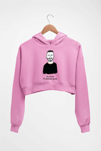 Load image into Gallery viewer, Justin Timberlake Crop HOODIE FOR WOMEN-Light Baby Pink-Ektarfa.online
