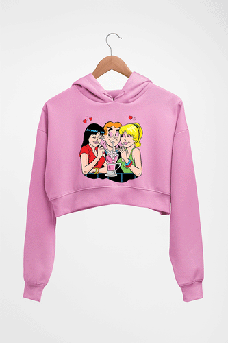 Archie Crop HOODIE FOR WOMEN-Light Baby Pink-Ektarfa.online