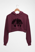Load image into Gallery viewer, Stranger Things Crop HOODIE FOR WOMEN-Maroon-Ektarfa.online
