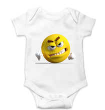 Load image into Gallery viewer, Angry Emoji Kids Romper For Baby Boy/Girl-0-5 Months(18 Inches)-White-Ektarfa.online
