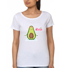 Load image into Gallery viewer, Avocado Relax T-Shirt for Women-White-Ektarfa.online
