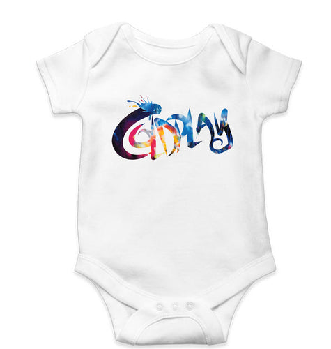 Coldplay Kids Romper For Baby Boy/Girl-White-Ektarfa.online