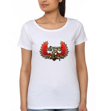 Load image into Gallery viewer, Wings of Strength T-Shirt for Women-White-Ektarfa.online
