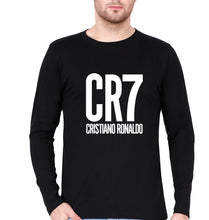 Load image into Gallery viewer, Cristiano Ronaldo CR7 Full Sleeves T-Shirt for Men-Black-Ektarfa.online
