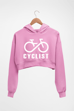 Load image into Gallery viewer, Cyclist Crop HOODIE FOR WOMEN-Light Baby Pink-Ektarfa.online
