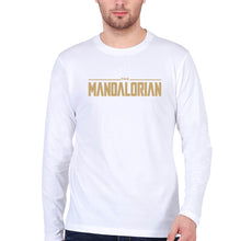 Load image into Gallery viewer, The Mandalorian Full Sleeves T-Shirt for Men-White-Ektarfa.online

