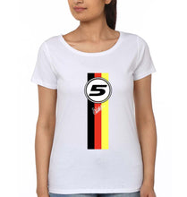 Load image into Gallery viewer, Sebastian Vettel F1 T-Shirt for Women-White-Ektarfa.online
