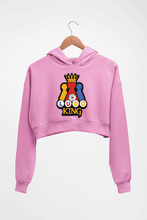 Load image into Gallery viewer, Ludo King Crop HOODIE FOR WOMEN-Light Baby Pink-Ektarfa.online
