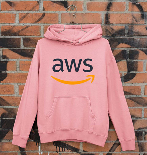 Amazon AWS Unisex Hoodie for Men/Women-Light Pink-Ektarfa.online