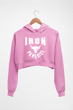Load image into Gallery viewer, Iron Paradise Crop HOODIE FOR WOMEN-Light Baby Pink-Ektarfa.online
