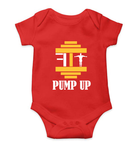 Fit Gym Kids Romper For Baby Boy/Girl-Red-Ektarfa.online