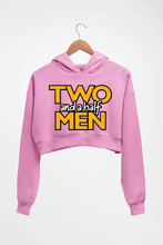 Load image into Gallery viewer, Two and a Half Men Crop HOODIE FOR WOMEN-Light Baby Pink-Ektarfa.online

