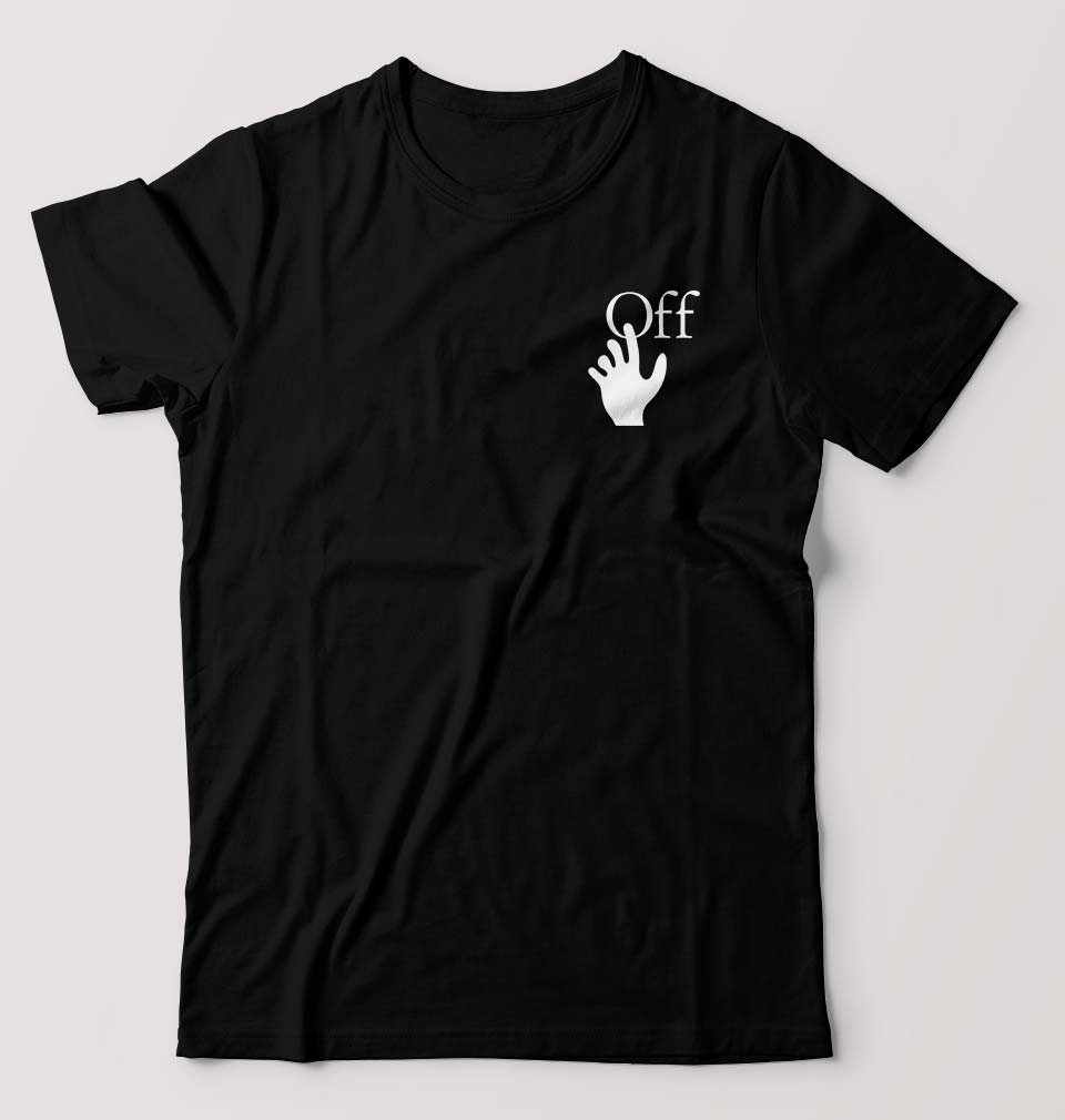 off white T-Shirt for Men-Black-Ektarfa.online