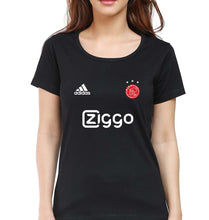 Load image into Gallery viewer, Ajax 2021-22 T-Shirt for Women-Black-Ektarfa.online
