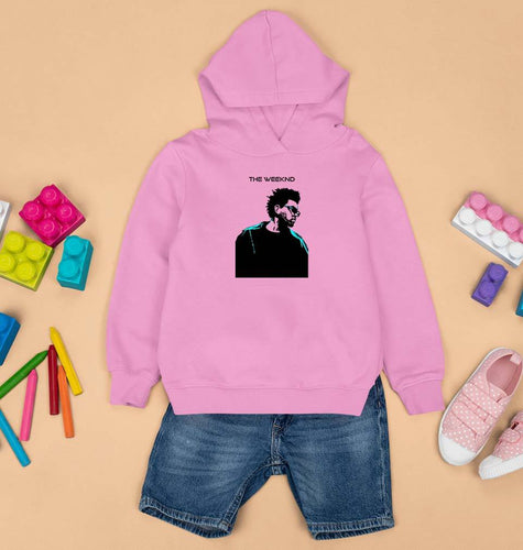 The Weeknd Kids Hoodie for Boy/Girl-Light Baby Pink-Ektarfa.online