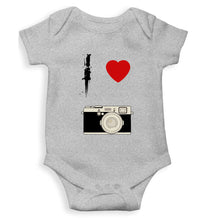 Load image into Gallery viewer, I love camera Kids Romper For Baby Boy/Girl-Grey-Ektarfa.online
