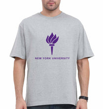 Load image into Gallery viewer, New York University Oversized T-Shirt for Men-Grey-Ektarfa.online
