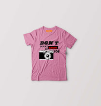 Load image into Gallery viewer, don&#39;t make me shoot u Kids T-Shirt for Boy/Girl-Pink-Ektarfa.online
