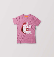 Load image into Gallery viewer, Money Heist Kids T-Shirt for Boy/Girl-Pink-Ektarfa.online
