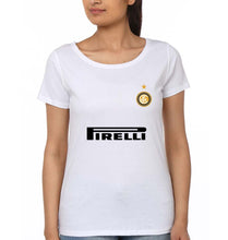 Load image into Gallery viewer, Inter Milan 2021-22 T-Shirt for Women-White-Ektarfa.online
