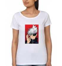 Load image into Gallery viewer, Sukuna Anime T-Shirt for Women-White-Ektarfa.online
