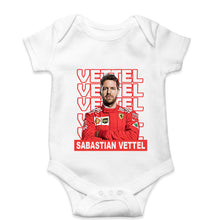 Load image into Gallery viewer, Sebastian Vettel F1 Kids Romper For Baby Boy/Girl-White-Ektarfa.online
