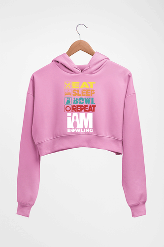 Bowling Crop HOODIE FOR WOMEN-Light baby pink-Ektarfa.online