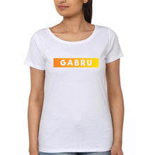 Load image into Gallery viewer, Gabru T-Shirt for Women-White-Ektarfa.online
