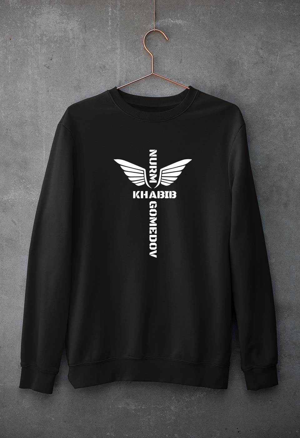 Khabib Nurmagomedov Unisex Sweatshirt for Men/Women-Black-Ektarfa.online
