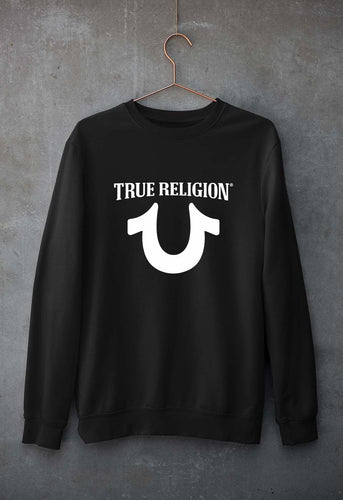 True Religion Unisex Sweatshirt for Men/Women-Black-Ektarfa.online