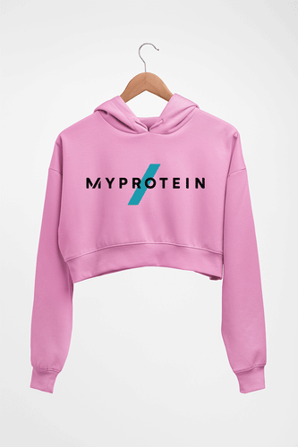 Myprotein Crop HOODIE FOR WOMEN-Light Baby Pink-Ektarfa.online