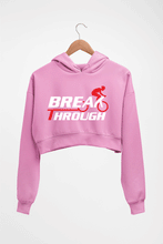 Load image into Gallery viewer, Cycling Crop HOODIE FOR WOMEN-Light Baby Pink-Ektarfa.online
