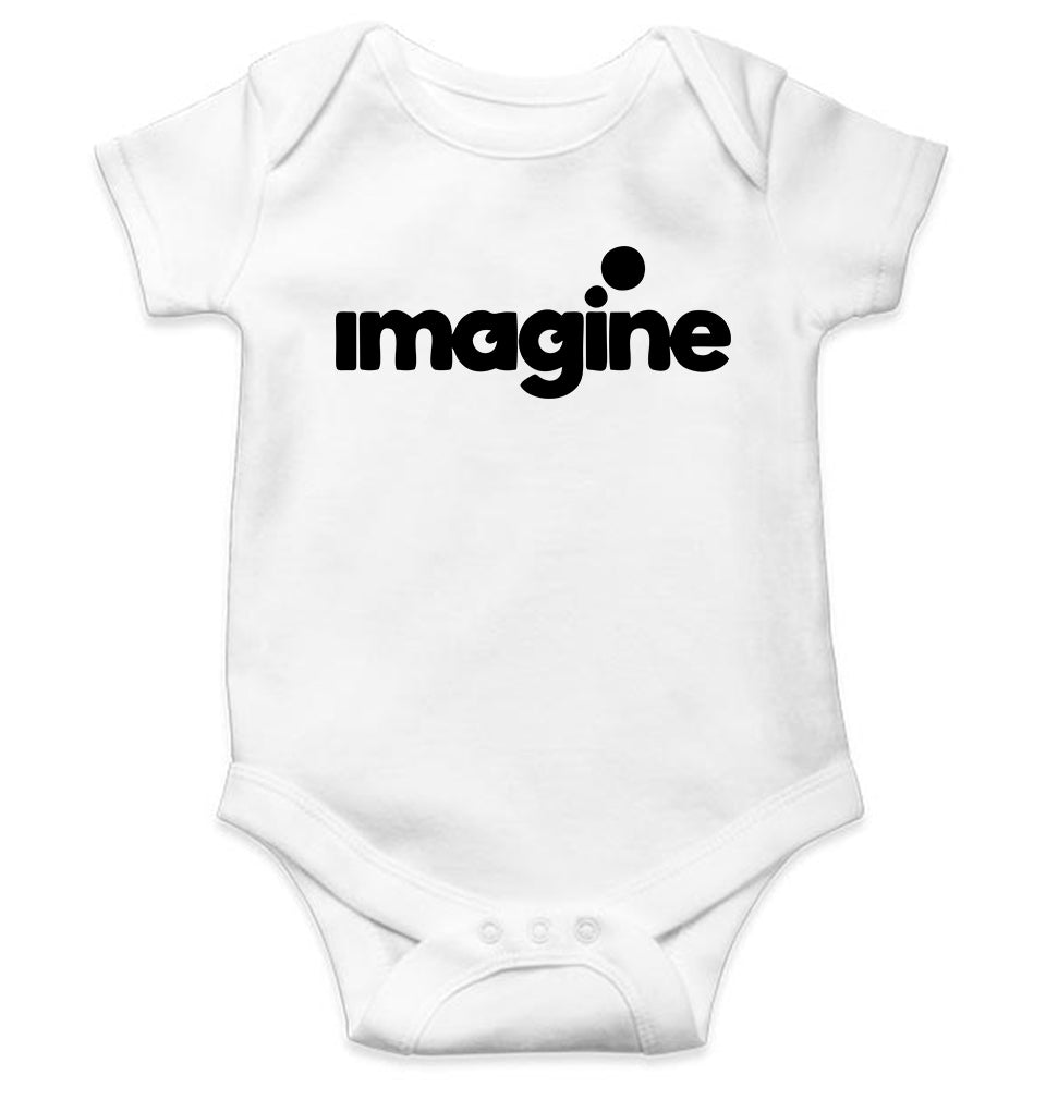 Imagine Riteish Deshmukh Kids Romper For Baby Boy/Girl-0-5 Months(18 Inches)-White-Ektarfa.online