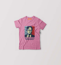 Load image into Gallery viewer, Dwight Schrute T-Shirt for Boy/Girl-Pink-Ektarfa.online
