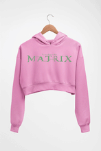 Load image into Gallery viewer, Matrix Crop HOODIE FOR WOMEN-Light Baby Pink-Ektarfa.online
