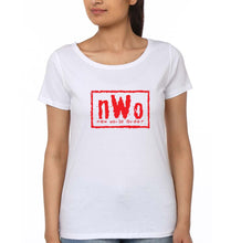 Load image into Gallery viewer, New World Order (NWO) WWE T-Shirt for Women-White-Ektarfa.online
