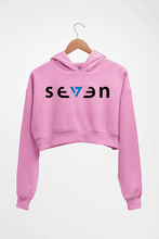 Load image into Gallery viewer, Seven MS Dhoni Crop HOODIE FOR WOMEN-Light Baby Pink-Ektarfa.online
