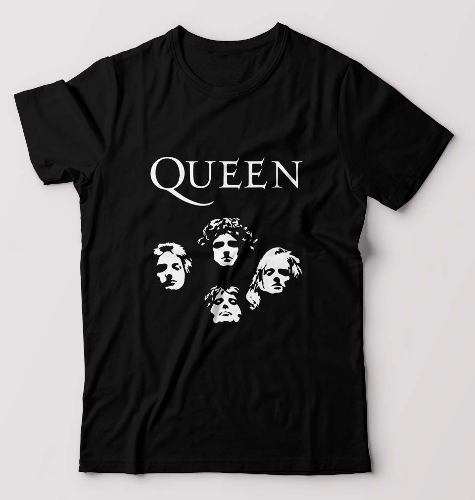 Queen Rock Band T-Shirt for Men-Black-Ektarfa.online