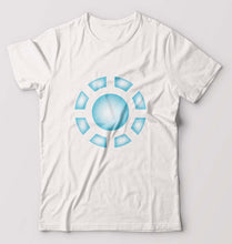 Load image into Gallery viewer, ARC REACTOR Iron Man Superhero T-Shirt for Men-White-Ektarfa.online
