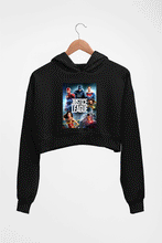 Load image into Gallery viewer, Justice League Crop HOODIE FOR WOMEN-Black-Ektarfa.online
