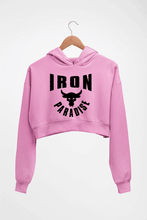 Load image into Gallery viewer, Iron Paradise Crop HOODIE FOR WOMEN-Light Baby Pink-Ektarfa.online
